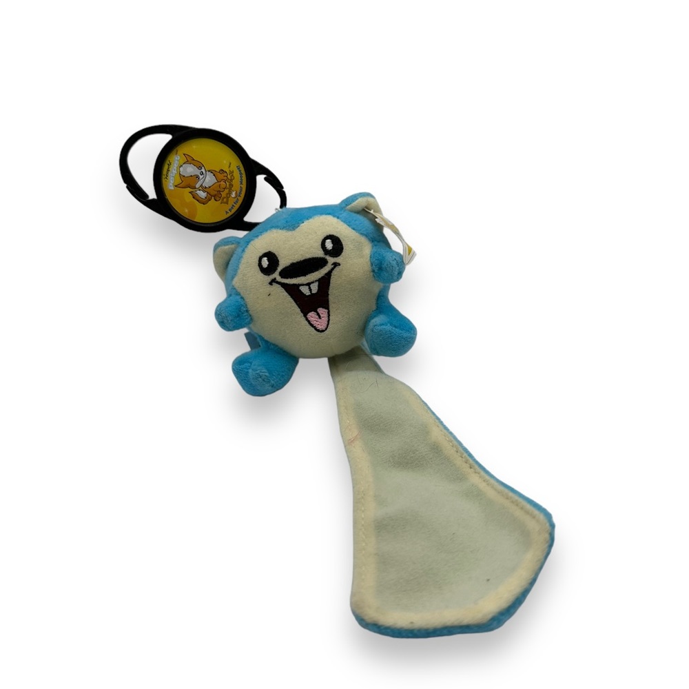 McDonalds Toy Neopets Meerca Blue with Petpet Keychain Clip 2005 Vintage Y2K